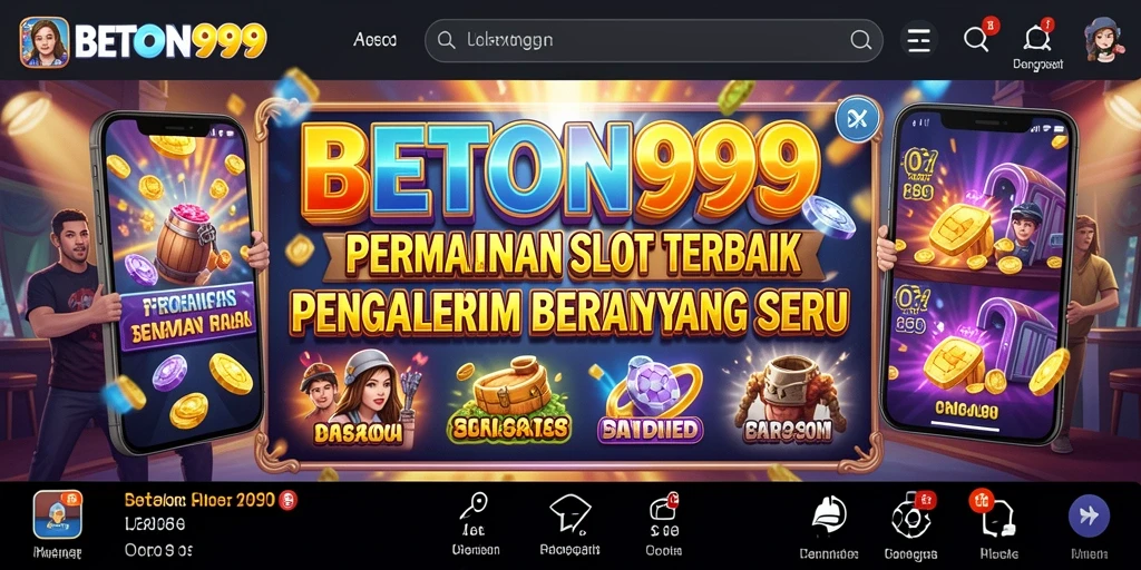 Gambaran gameplay menarik dari permainan Slot BETON999.