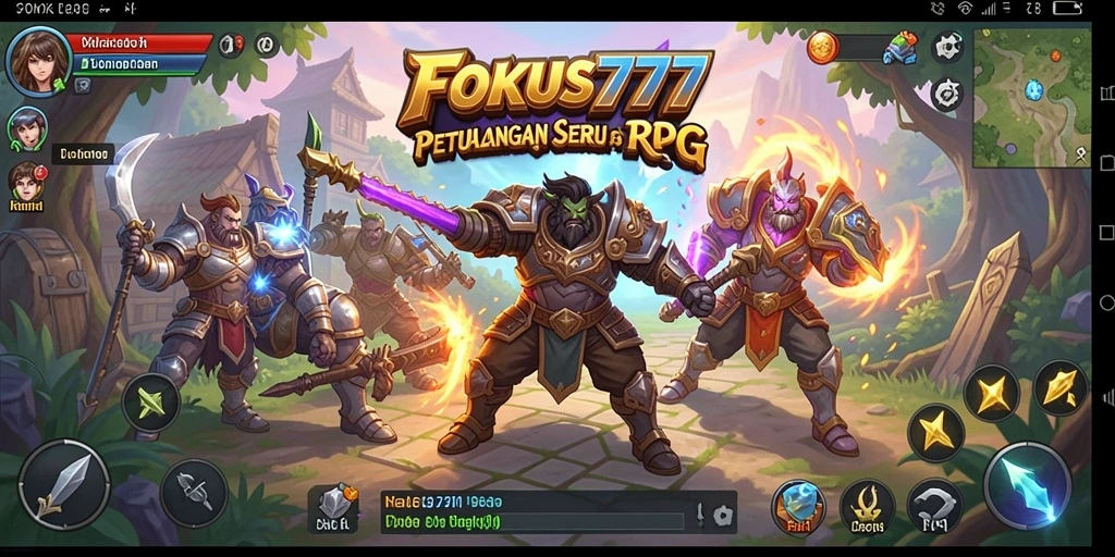 Screenshot gameplay FOKUS777 yang menampilkan petualangan penuh aksi.
