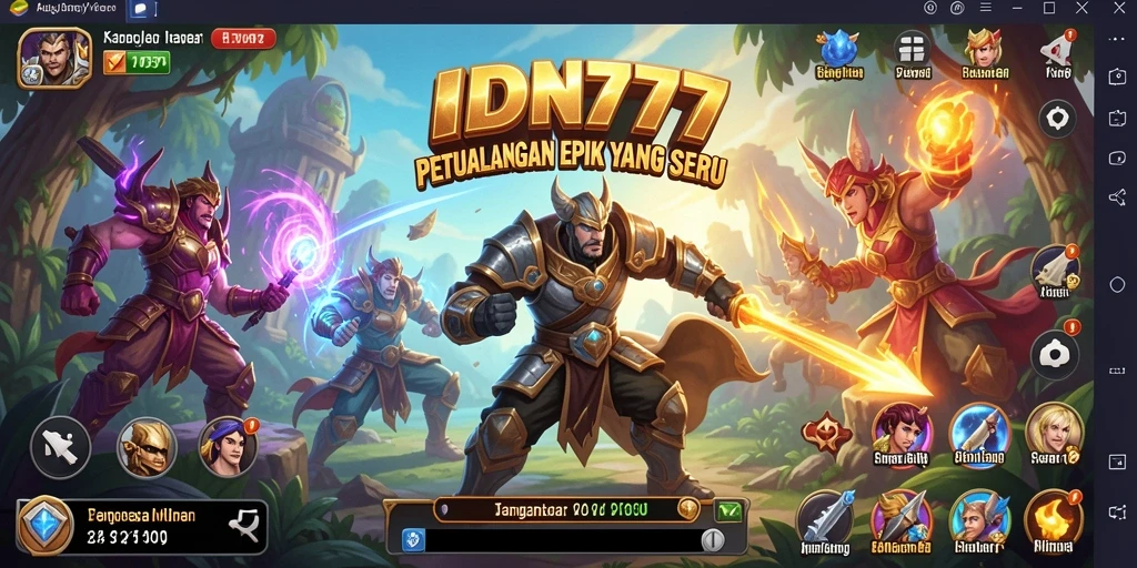 Gameplay mengasyikkan di dunia petualangan IDN777.