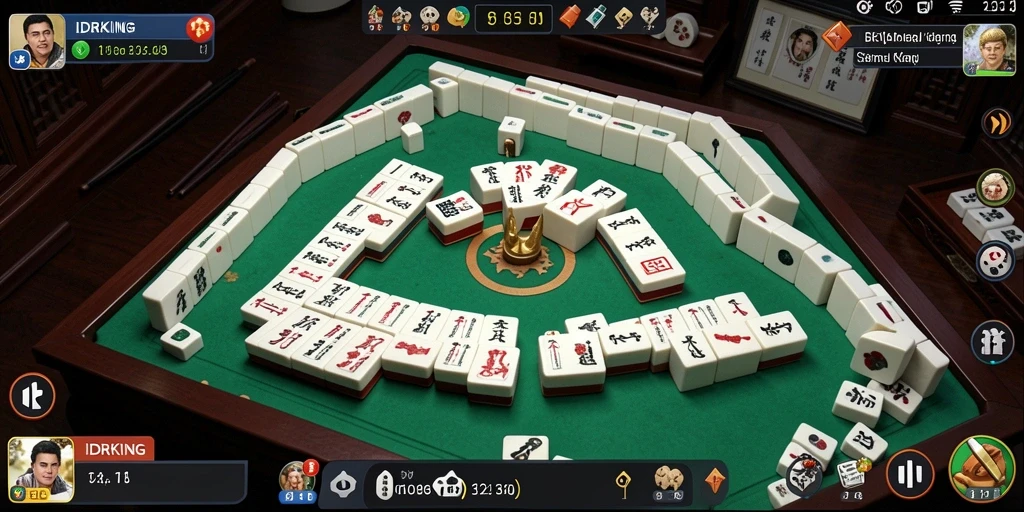 Tampilan gameplay <strong>IDRKING</strong> yang menarik saat bermain Mahjong.