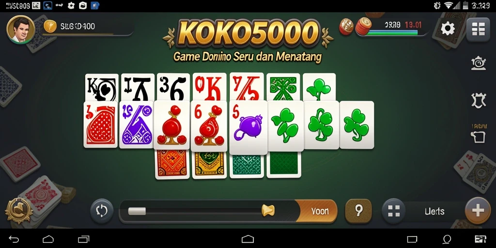 Gameplay seru dan menantang dalam KOKO5000.