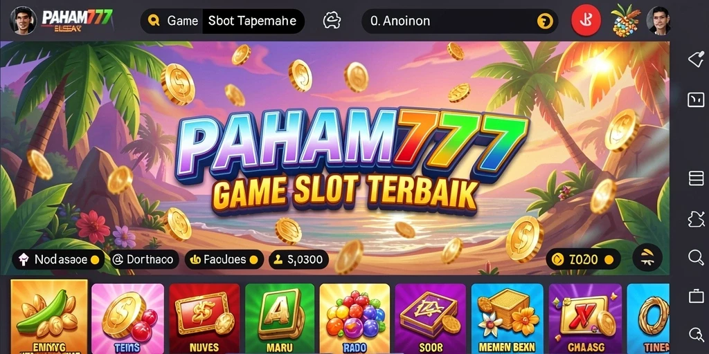 Tangkapan layar PAHAM777 menampilkan gameplay slot yang menarik dan menyenangkan.