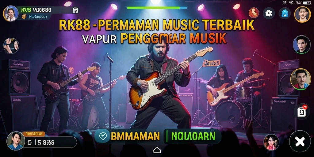 Tampilan gameplay RK88 yang menantang dan penuh warna.