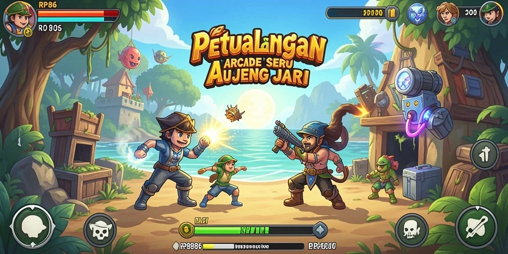 Tampilan menarik dari gameplay RP886 yang penuh aksi.