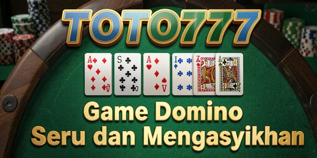 TOTO777 menampilkan gameplay Domino yang seru dan menarik.